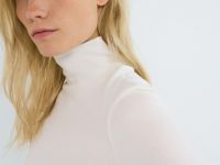 Водолазка из хлопка, Белый