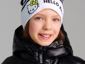 Шапка трикотажная для девочек