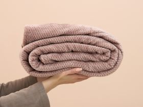 Плед Casella, пудровый