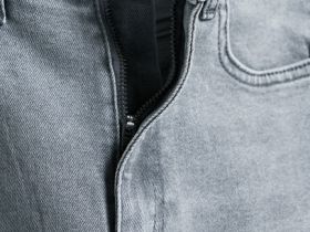 Джинсы Mom с высокой посадкой, Серый