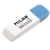 Ластик Milan 806 скошенный комбинированный 8х7,5х2,5 см .