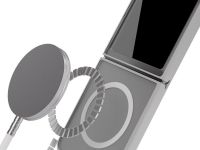 Чехол VLP Moon Case MagSafe для Z Flip6 серый