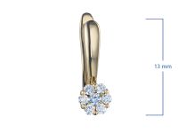 Серьги из желтого золота э0312сг04152800