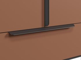 Распашной шкаф Квелен 3-144x220 Терракотовый