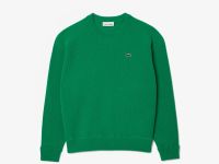 Женский шерстяной свитер Lacoste с круглым вырезом