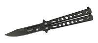 Нож-бабочка (балисонг) Viking Nordway Грифон, сталь 420, рукоять черный металл