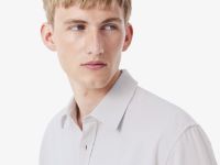 Мужская фланелевая рубашка Lacoste прямого кроя