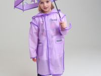 Плащ из полимерного материала для девочек (дождевик)