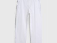 Чиносы с ремнём, Белый