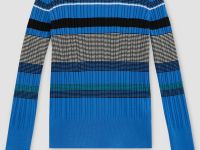 Джемпер полуприлегающего силуэта из хлопка