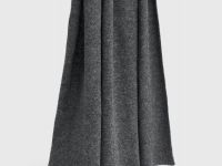 Вязаный шарф, Серый