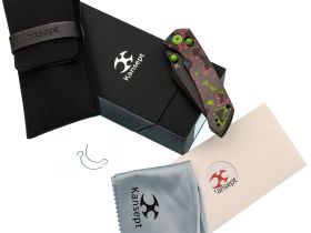 Складной нож Kansept Fenrir, сталь CPM S35VN, рукоять Carbon Fiber