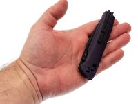 Складной нож SRM Terrier 258L-GN, сталь D2, рукоять G10, фиолетовый