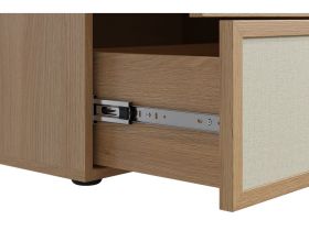 Комод Флавир 140x77 Рогожка Белый