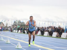 Кай Адамов вышел в лидеры по якутским прыжкам на Играх Манчаары