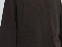 Куртка-рубашка из хлопка, Коричневый