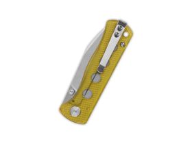 Складной нож QSP Canary Folder, сталь Sandvik 14C28N, рукоять PEI, желтый