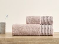 Полотенце махровое Punto, розовое