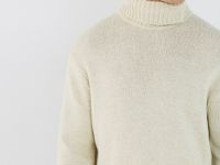 Свитер с содержанием шерсти, Бежевый