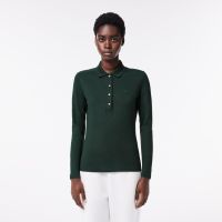 Женское поло Lacoste приталенного кроя из эластичного хлопка
