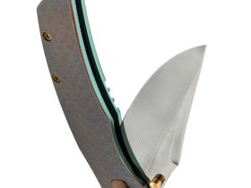 Складной нож Assassin knives Ti-Rex, сталь Damascus, рукоять титан