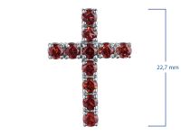 Подвеска из серебра с гранатами э0606пд11200480