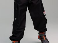 Брюки текстильные с полиуретановым покрытием для мальчиков