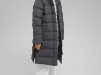 Длинный пуховик с натуральным пухом