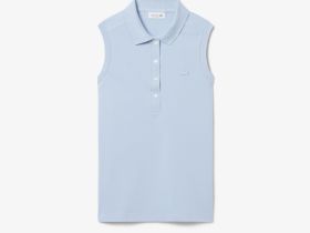 Женское поло Lacoste приталенного кроя из хлопка пике