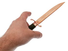 Туристический нож Витязь B5400-3 Разведчик, сталь 9Cr18MoV, рукоять эластомер, хаки