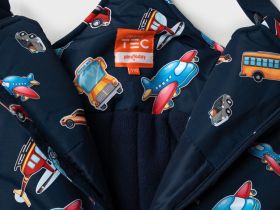 Комплект текстильный с полиуретановым покрытием для мальчиков: куртка, полукомбинезон