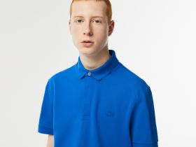 Мужское поло Lacoste PARIS стандартного кроя