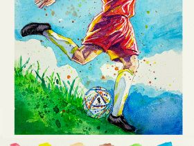 Набор карандашей акварельных цветных Acmeliae 12 цв.+кисточка