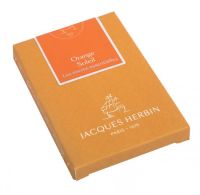Картриджи для перьевой ручки Herbin Prestige, 7 шт, Orange soleil Оранжевый