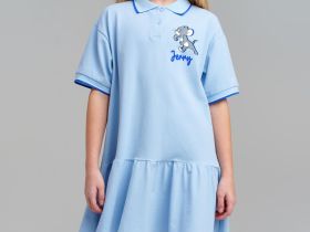 Платье трикотажное для девочек