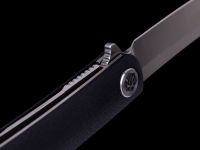 Складной нож Dr.Tech W4224LB, сталь D2, рукоять G10, черный