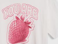 Футболка с принтом для девочек, Белый