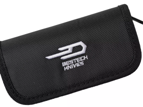 Складной нож Bestech Ornetta, сталь N690, рукоять черно-синяя G10/карбон