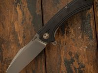 Складной нож CJRB Barranca, сталь D2, G10, черный