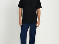 Футболка из хлопка свободного силуэта