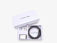Подарочный набор Lacoste из гладкого кожаного ремня и 2 пряжек