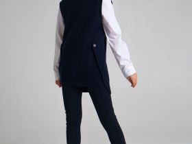 Жилет вязаный для девочки