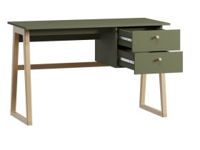 Письменный стол Берлин-3 120x56 Оливковый/Натуральный