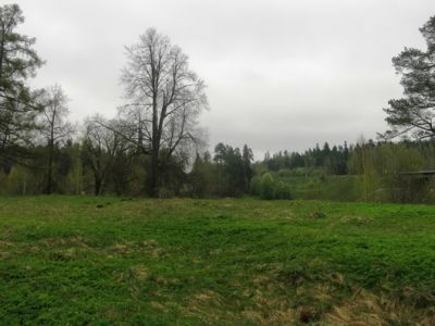 Памятное место, где в 1870-1880-е гг. находилась усадьба великого русского художника И.Н. Крамского