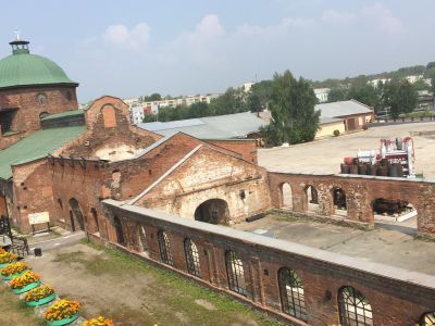 Доменная печь с литейным двором