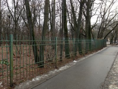 Ограда с воротами