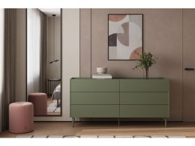 Комод Дигарс 163x81 Оливковый