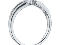 Классическое кольцо из белого золота с бриллиантами э0901кц03220006