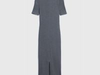 Трикотажное платье для девочек, Серый