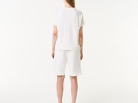 Женская хлопковая футболка Lacoste